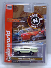 Auto World Cars N Coffee 1959 Chevy Impala HO Slot Car Thunderjet Ultra-G