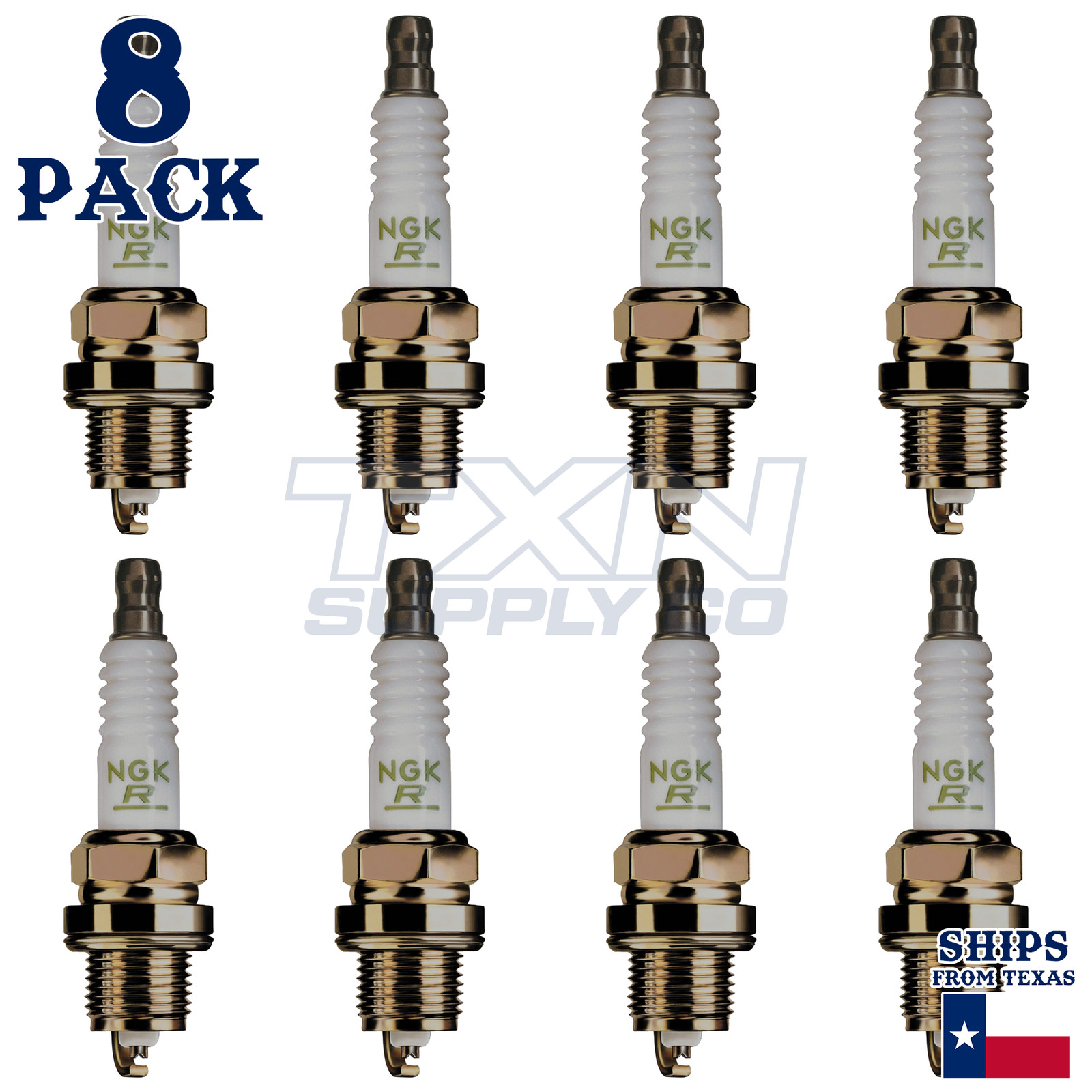 NGK 3332 XR5 Spark Plugs 8 Pack