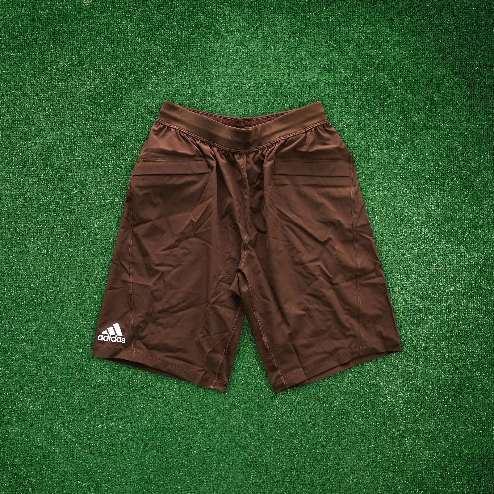 Adidas Men's Crazy Train WOP (Coffee Brown) Climalite Woven Training Shorts