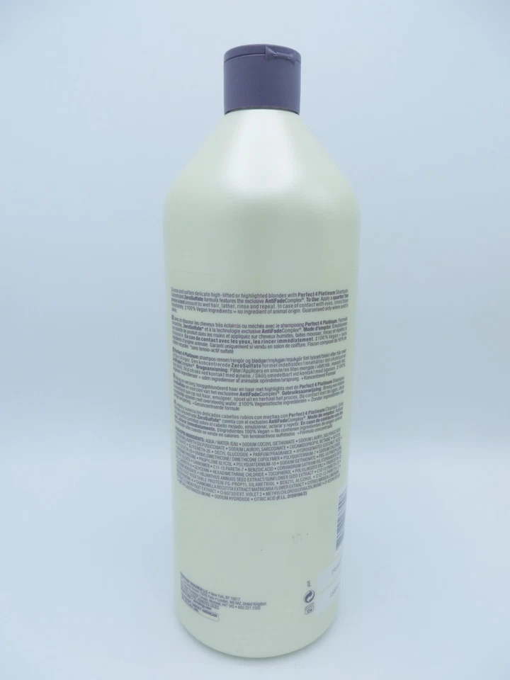 PUREOLOGY PERFECT 4 PLATINUM SHAMPOO 33.8 OZ - Image 2 of 2