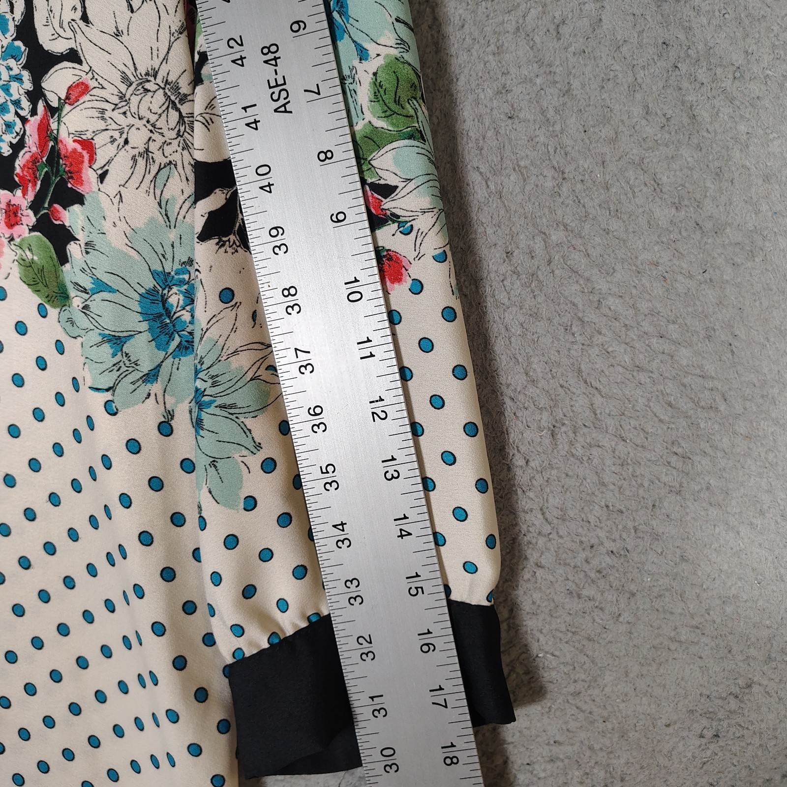 Zara Basic Shift Dress Women's Small Multi Floral… - image 4