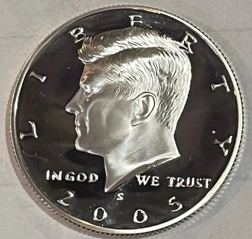 2005-S  Kennedy Half Dollar. Silver Proof. Free Shipping!