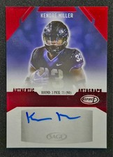 KENDRE MILLER 2023 SAGE ASPIRE RED AUTOGRAPH #ASP-KM2
