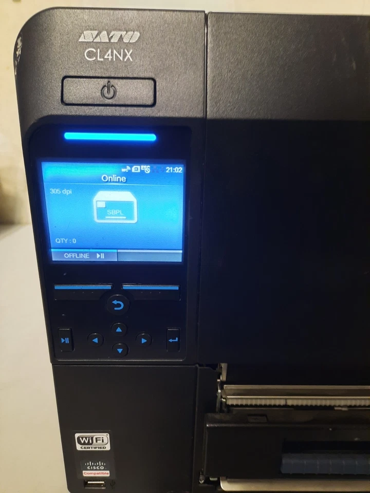 SATO CL4NX Industrial Thermal Label Printer 203dpi w/ WiFi-UNTESTED-FOR PARTS - Image 2 of 4