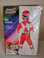 Mighty Morphin Power Ranger RED Ranger Toddler 5T-6T Costume Spirit Halloween