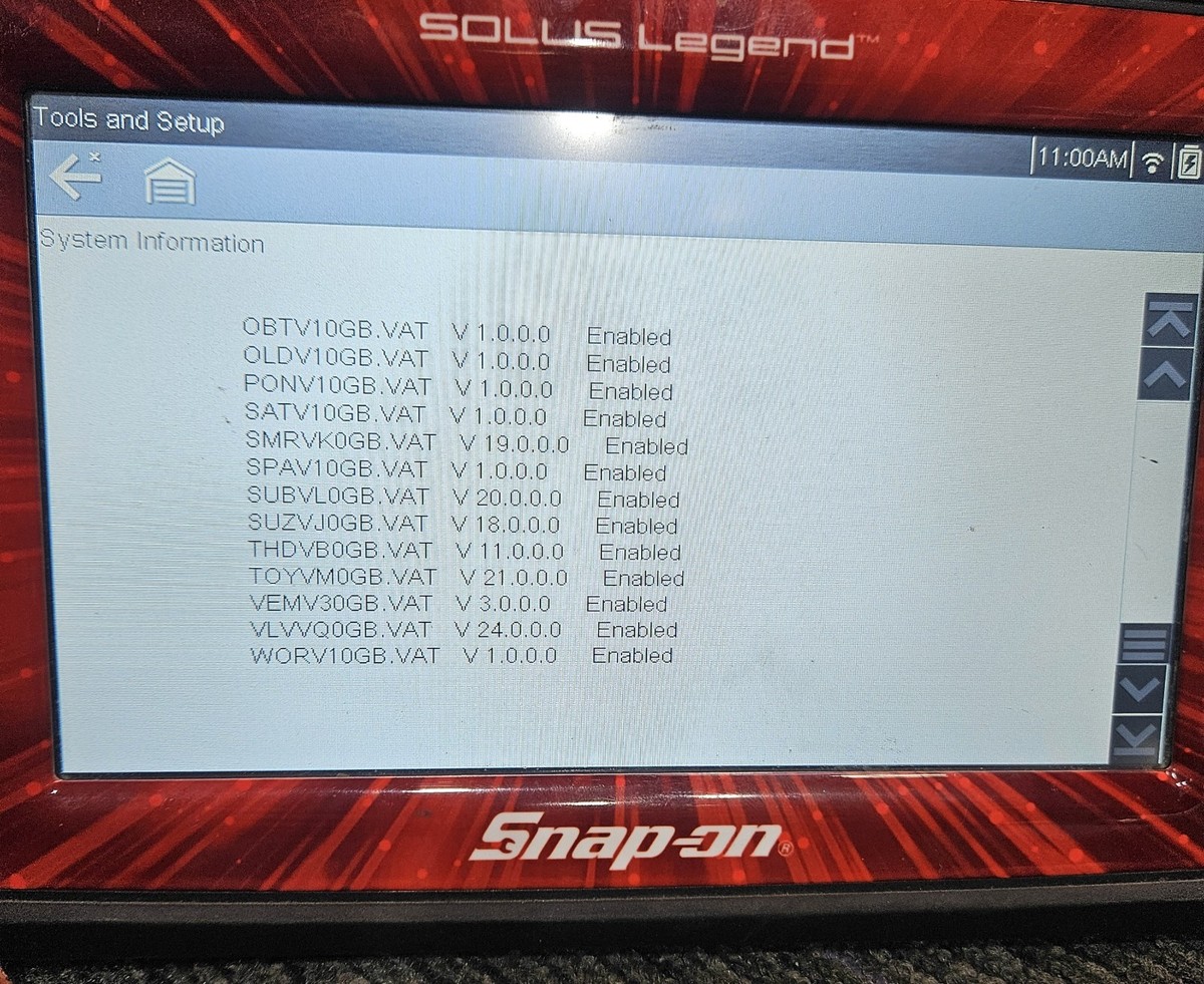 Snap-on Solus Legend EESC336 Touch Diagnostic Reader OBD Scanner