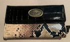 D&G Dolce & Gabbana Women’s Wallet Clutch Purse Snap Closure Zippered