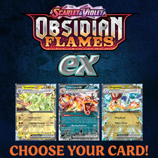 Pok mon ex Double Rare - Choose Your Card - SV03: Obsidian Flames