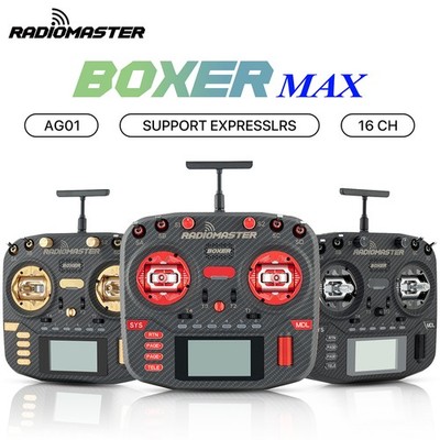 RadioMaster Boxer MAX Radio Controller 16CH AG01 Gimbal 30dBm(1W) 2.4GHz ELRS