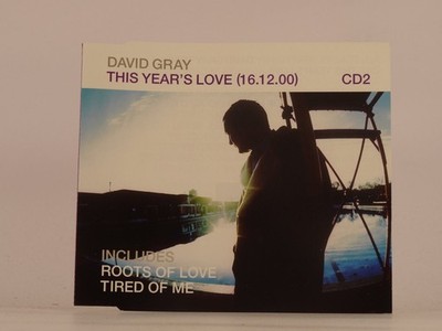 DAVID GRAY THIS YEAR'S LOVE (CD 2) (K95) 4 Track CD Single including Picture Sle