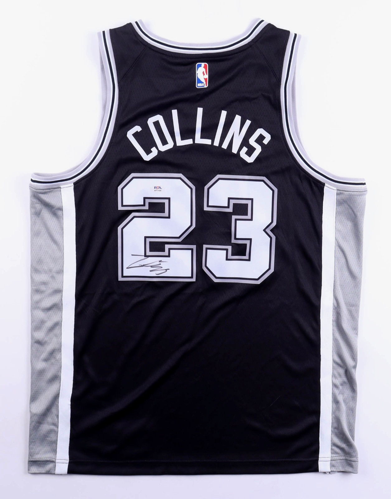Authentic Zach Collins signed jersey San Antonio Spurs Autographed w PSA DNA coa