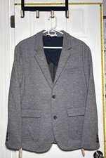 Goodfellow  Co. Men  s 2-Button Front Cotton Blend Gray Blazer Jacket - Large