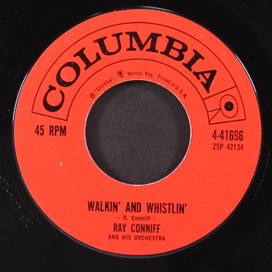 RAY CONNIFF: theme from the perry mason show / walkin and whistlin' COLUMBIA 7" - Image 2 of 2
