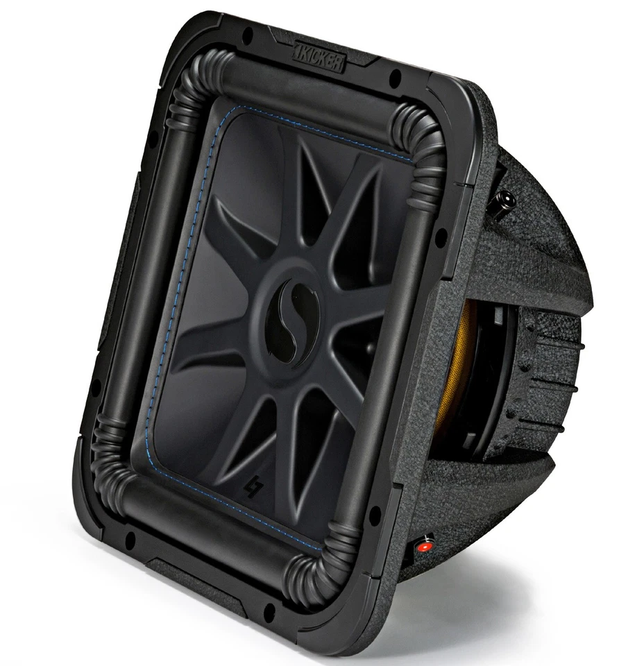 Kicker 44L7S154 Car Audio Solobaric 15" Subwoofer Square L7 Dual 4 Ohm Sub Pair - Image 2 of 4
