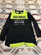 Fasthouse Motocross Enduro Dirtbike Jersey - Size XL Yellow Black