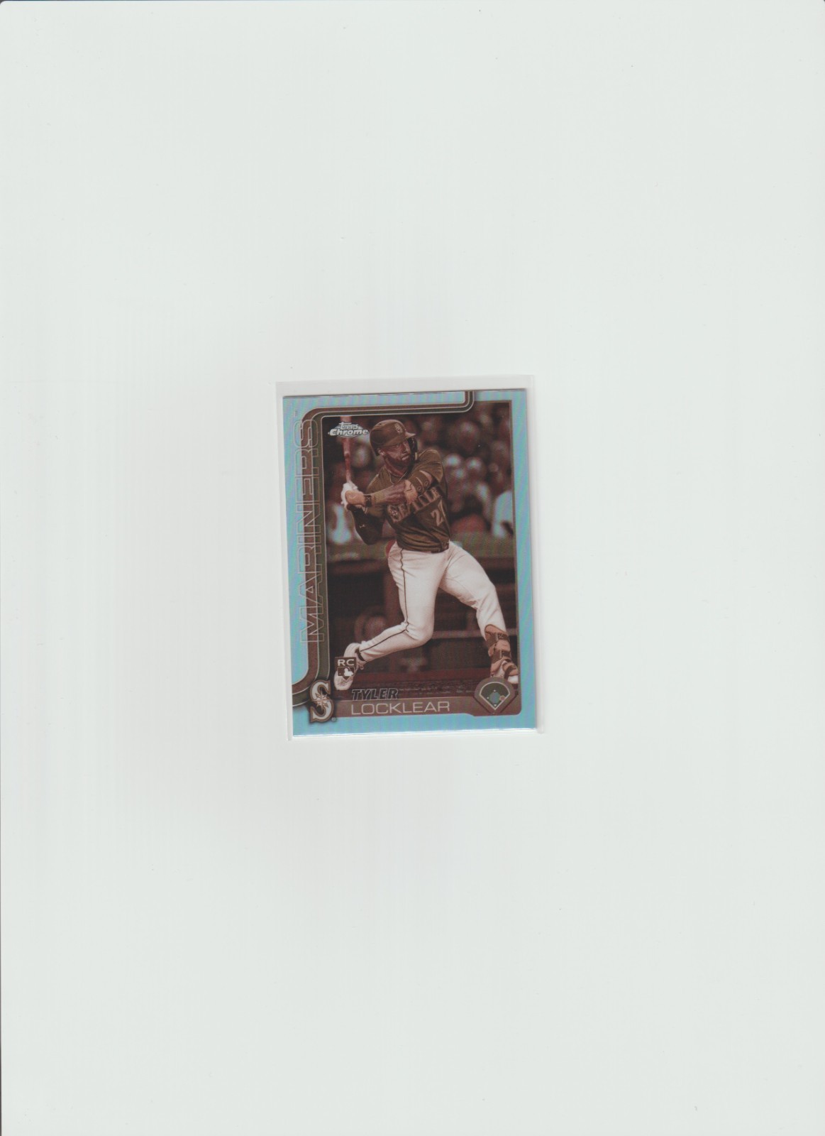 2025 Topps Chrome - Tyler Locklear #41 Negative Refractor (RC)