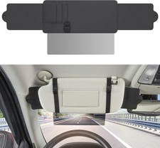 Car Sun Visor Sunshade Extender, Adjustabl Color: Black Clear LensSize: 1 Pack