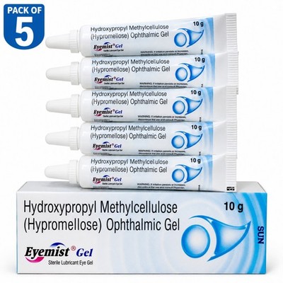 5 Tubes Eyemist Gel 10g   Moisturizing Eye Gel for Dry Eyes Fast Free Shipping
