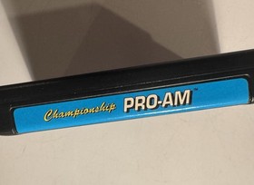 CHAMPIONSHIP PRO-AM SEGA GENESIS 1992 W/ MANUAL CIB COMPLETE CLAMSHELL CASE