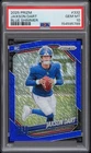 Jaxson Dart 2025 Panini Prizm #332 Blue Shimmer RC Rookie 1/35 PSA 10