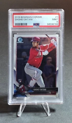 2018 Bowman Chrome Base Shohei Ohtani #1 Batting (RC) PSA 9!!