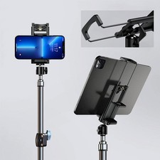 Heavy Duty 7-11in Tablet Floor Tripod Stand Adjustable 47.2" for iPhone iPad Pro