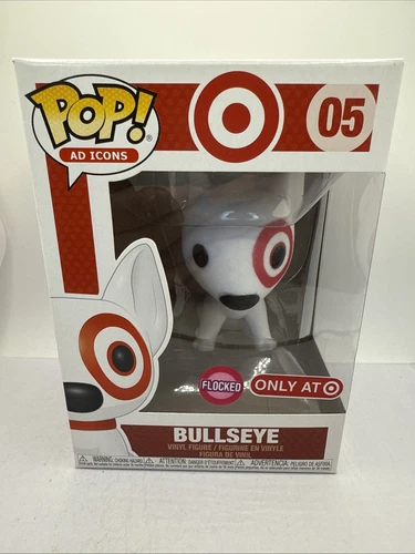 Funko Pop! Ad Icons Target Exclusive - Flocked Bullseye #05 w/ Protector