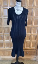 Marc By Marc Jacobs Women’s Short Sleeve Stretch Form Fitting Dress Size L Blue