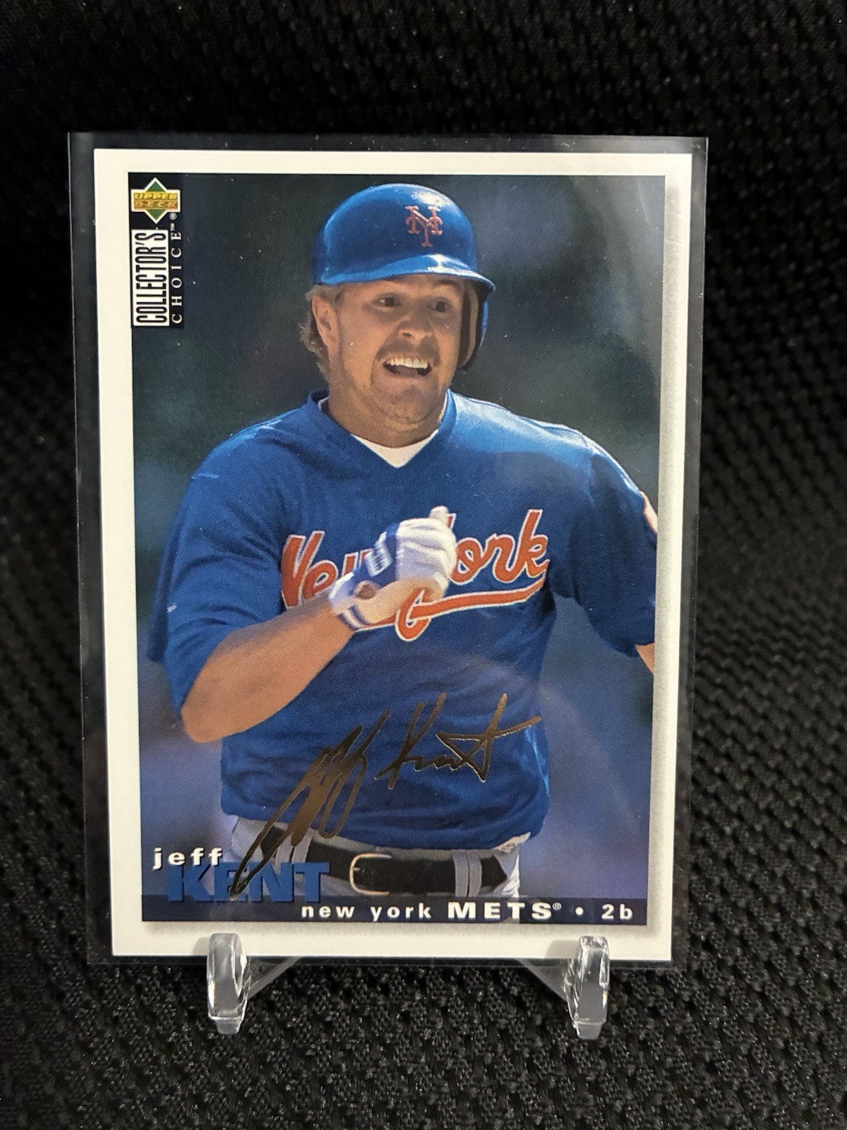 1995 Upper Deck Collector's Choice - Jeff Kent #315 Gold Foil Signature