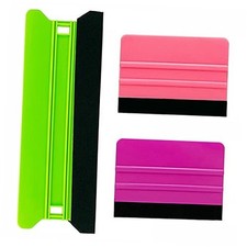 8.3inch Large Vinyl Wrapping Felt Squeegee with 4inch Vinyl Squeegee Green