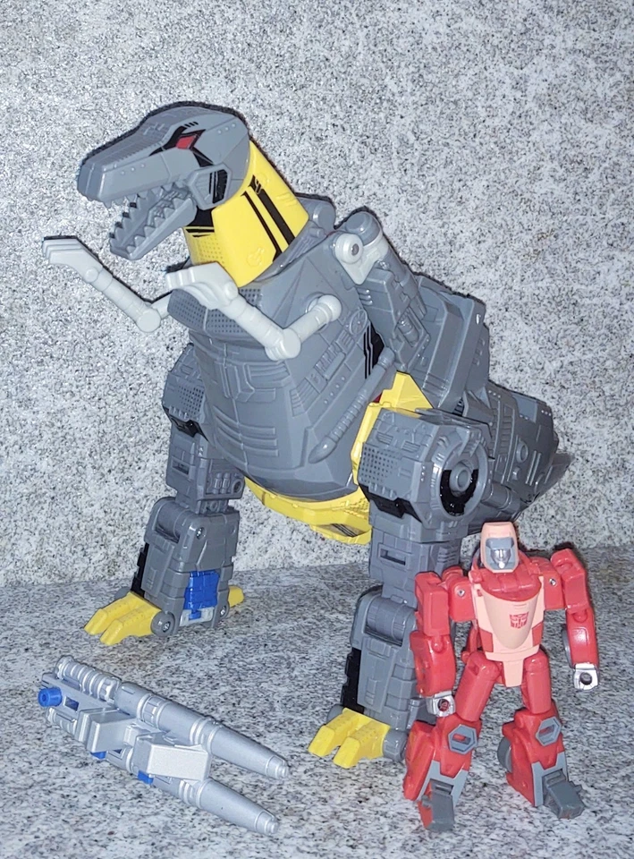 Transformers Comic Edition GRIMLOCK Leader Class Dinobot w Core Wheelie - Image 2 of 4