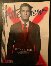 November 2008 Interview Magazine Josh Brolin Cover Al Pacino Artist Jorge Pardo