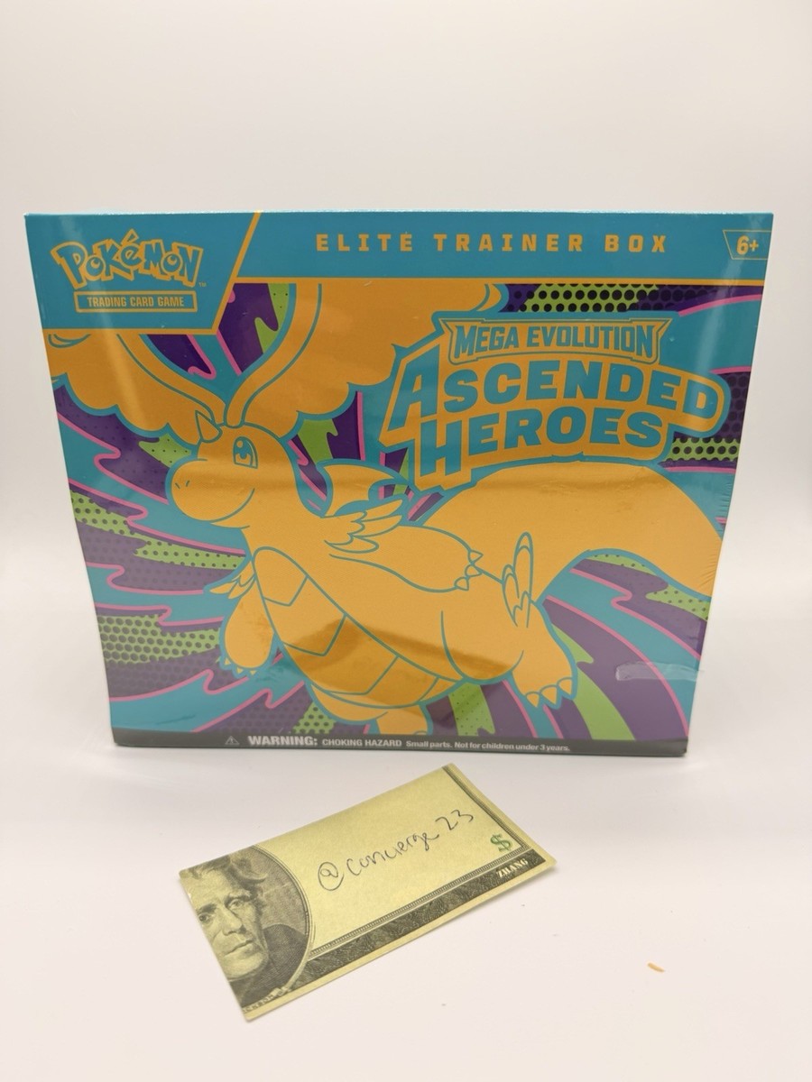 Pokemon TCG Ascended Heroes Elite Trainer Box ETB New -MINOR TEAR