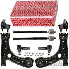 FEBI QUERLENKERSATZ 8 TEILIG VORNE passend für VW POLO 9N SKODA MIT TRW LENKUNG