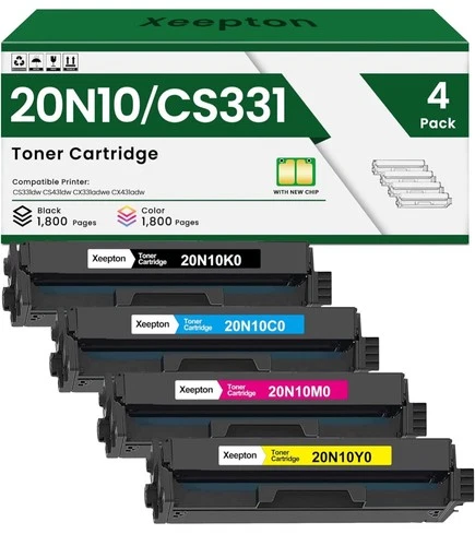 20N10 CS331 CX331 Toner Cartridge Replacement for Lexmark 20N10 20N10K0 20N10C0