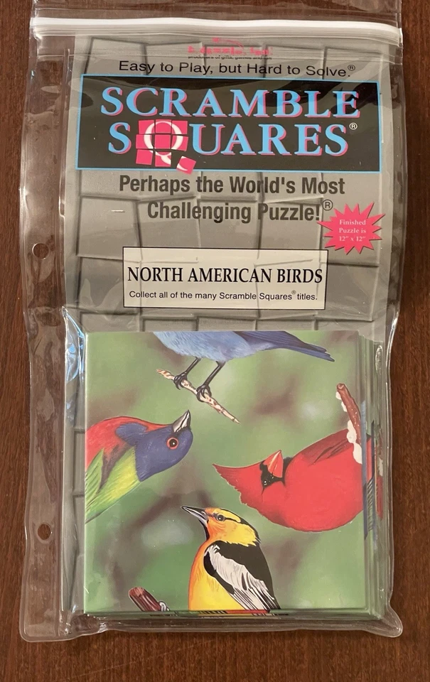 B Dazzle Inc VTG Scramble Squares North American Birds 1995 & Hummingbirds 1997  - Image 2 of 4
