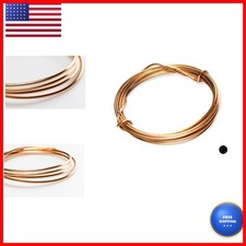 Bronze Wire CDA 521 Alloy, 18 Gauge, Round, Dead Soft, 25FT By CRAFT WIRE