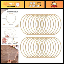 20 Pcs Dream Catcher Rings - 3.5" Metal Craft Hoops for DIY Wreaths  Macrame