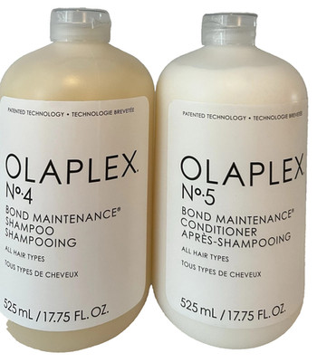 Olaplex No.4 Bond  Conditioner And No.5 Shampoo 17.75 Oz New Sealed - Duo Set