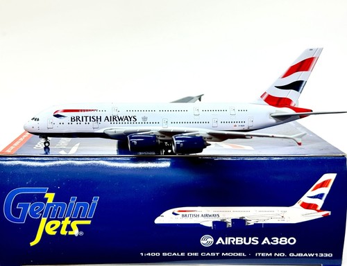 RARE Gemini Jets Scale 1:400 British Airways Airbus A380 G-XLEA GJBAW1330 - 第 1/1 張圖片