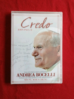 Credo John Paul II (DVD, 2006)  Arias And Hymns By Andrea Bocelli New Sealed