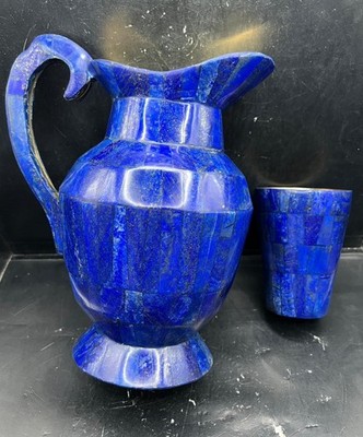 Rare Natural Best Quality Lapis Lazuli Juck Set Handmade Gemstone