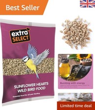 Nutritious Oil-Rich Sunflower Hearts for Wild Birds - 2 kg Husk-Free Blend 8.50 per kilo
