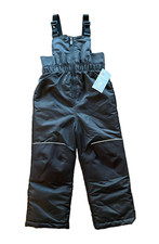 Swiss Tech Toddler Boys/Girls Black Snow Bib Pants US 5T NWT