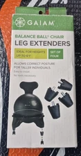 Gaiam Classic Balance Ball Chair Leg Extenders Compatible Classic Chair Backless