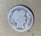 1903 P Barber Dime 90% Silver