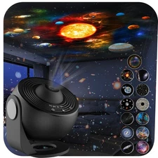 Star Projector,Upgraded 13 in 1 HD Planetarium Galaxy Projector for Bedroom,N...