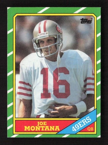 Joe Montana 1986 Topps #156 NFL San Francisco 49ers