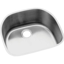 Elkay Lustertone ELUH211810 Undermount Stainless Steel 24 in. Single Bowl Sink