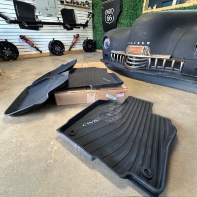 (1) Genuine Honda All-Season Floor Mats (Civic) (08P17-T20-110) genuine oem
